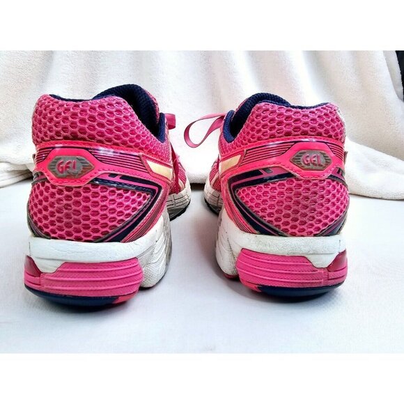 Asics Size 10 Womens GT-1000 Pink Breast Cancer Embroidered Logo Duomax Sneakers - Picture 15 of 16